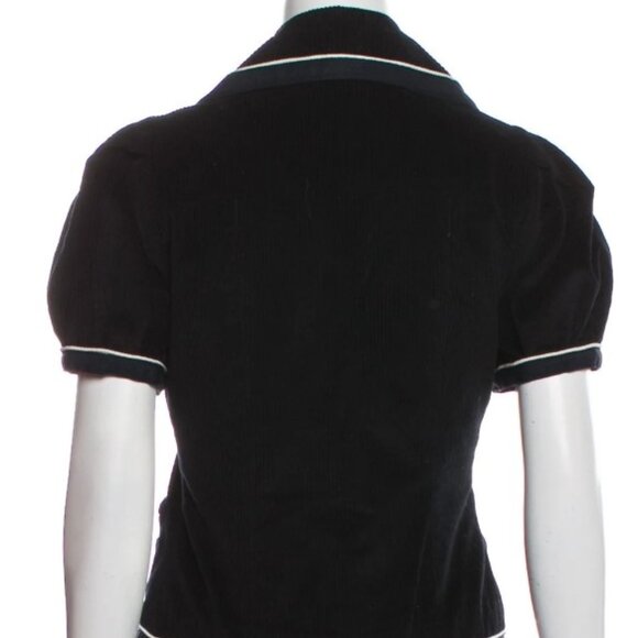 Marc by Marc Jacobs Jacket Blazer Coat Puff Short Sleeves with Trim Accents S - Picture 3 of 3